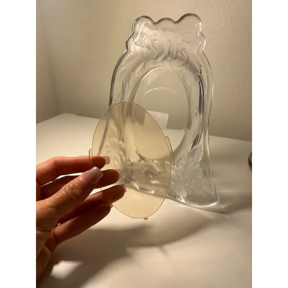 VINTAGE Studio Nova CRYSTAL picture frame. Crafted in Japan Love's Bouquet